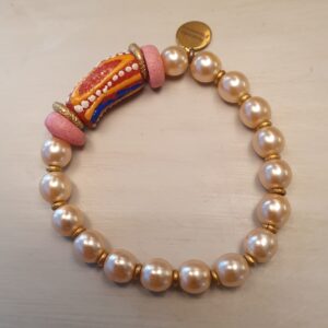 MM Roze Parel armband 1